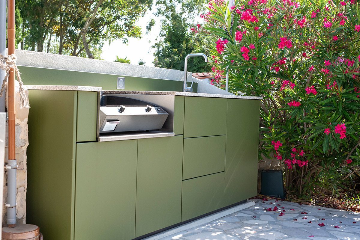 Cuisine d'été sur mesure ASPIC bord de mer, cuisine d'été ASPIC haut de gamme.